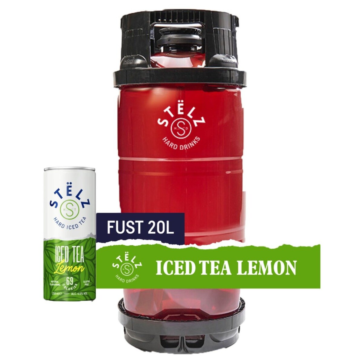 Stelz Hard Iced Tea Lemon Fust 20 L